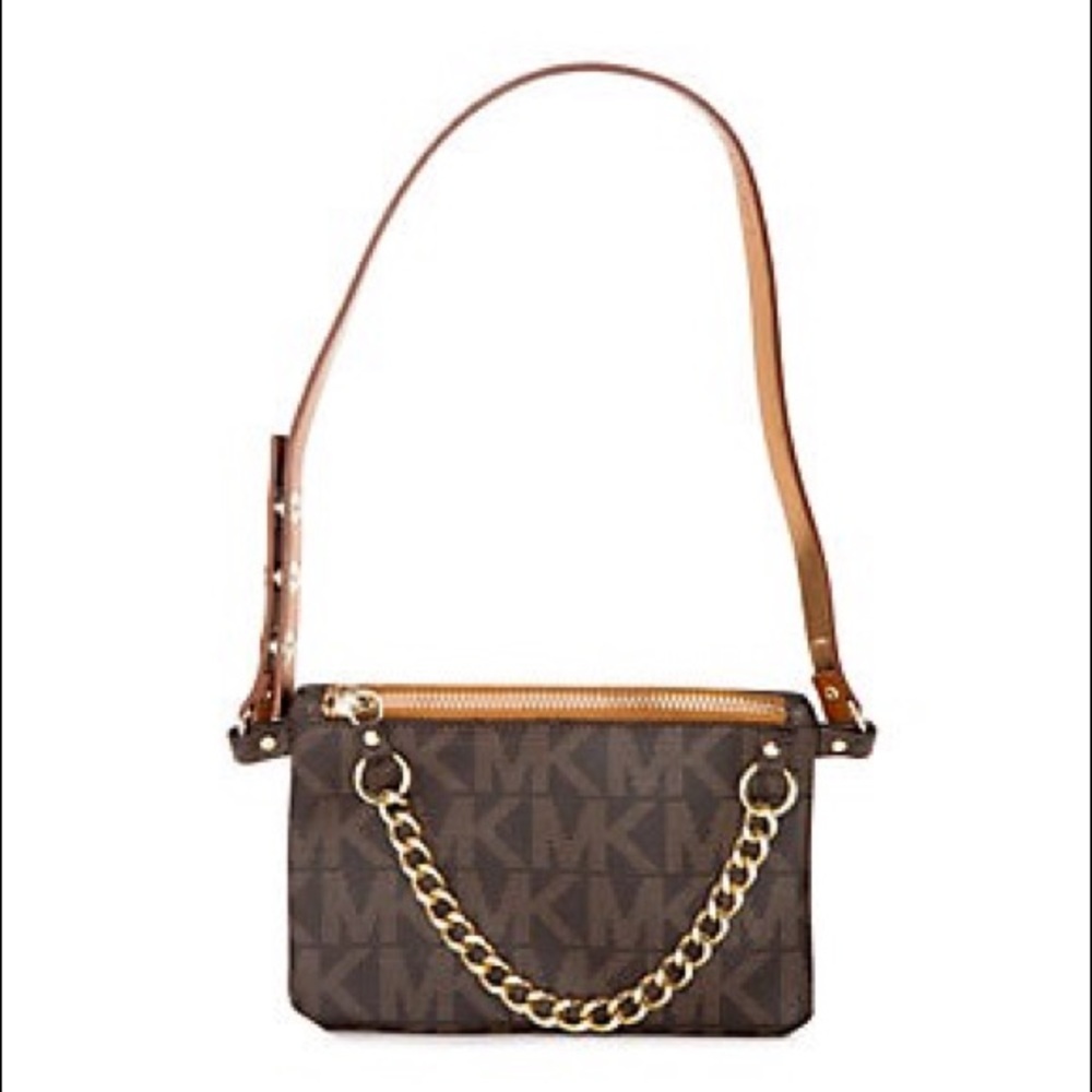 ⚡️Michael Kors belt bag w/chain detail - Picture 2 of 7